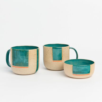 Bliss Oblong El Yapımı Stoneware Fincan
