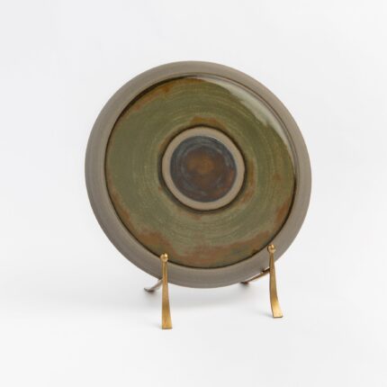Halo II El Yapımı Stoneware Duvar Tabağı