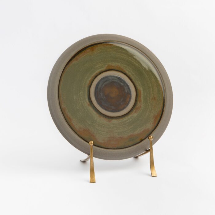 Halo II El Yapımı Stoneware Duvar Tabağı