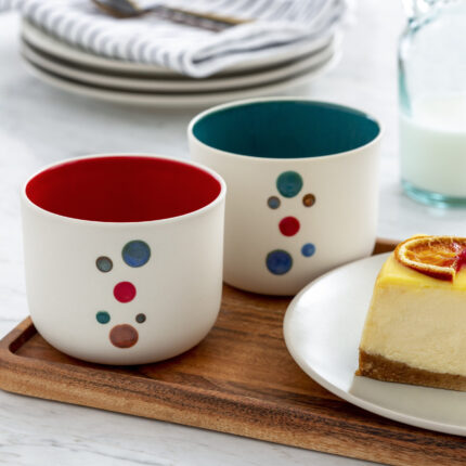 Bliss Dottie El Yapımı Porselen Bardak