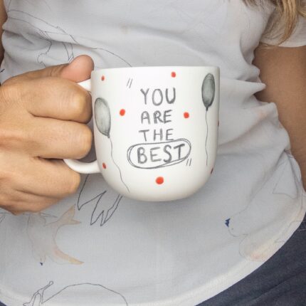 Aria Doodle El Yapımı Porselen Mug
