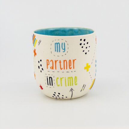 Aria Doodle Porselen El Yapımı Mug