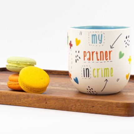 Aria Doodle Porselen El Yapımı Mug