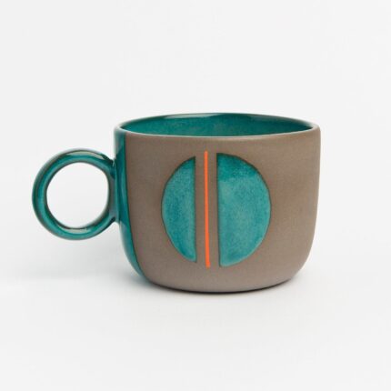 Luna Linie El Yapımı Stoneware Kupa