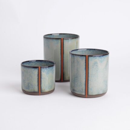 Cordis Linie El Yapımı Stoneware Bardak