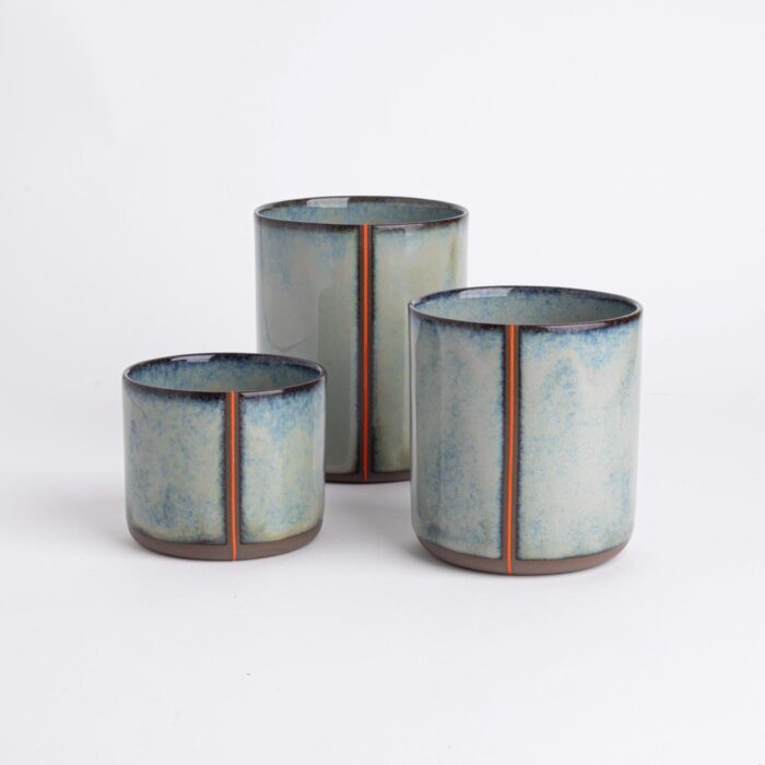Cordis Linie El Yapımı Stoneware Bardak